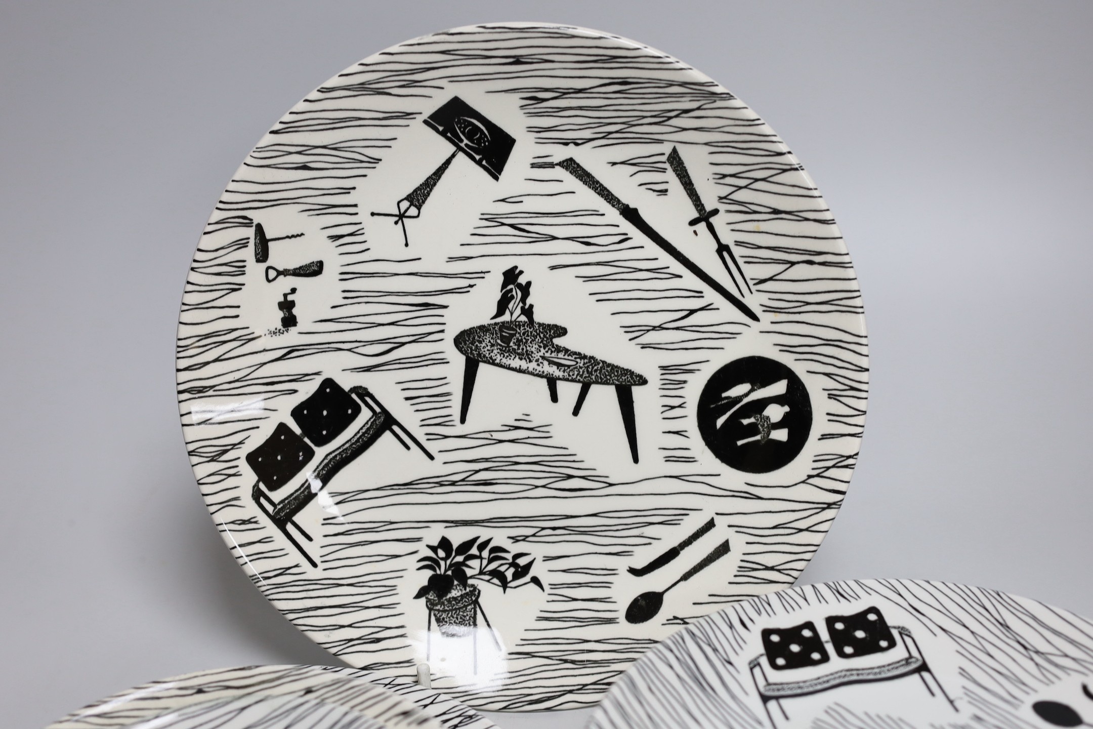 A small quantity of Homemaker pattern tea wares